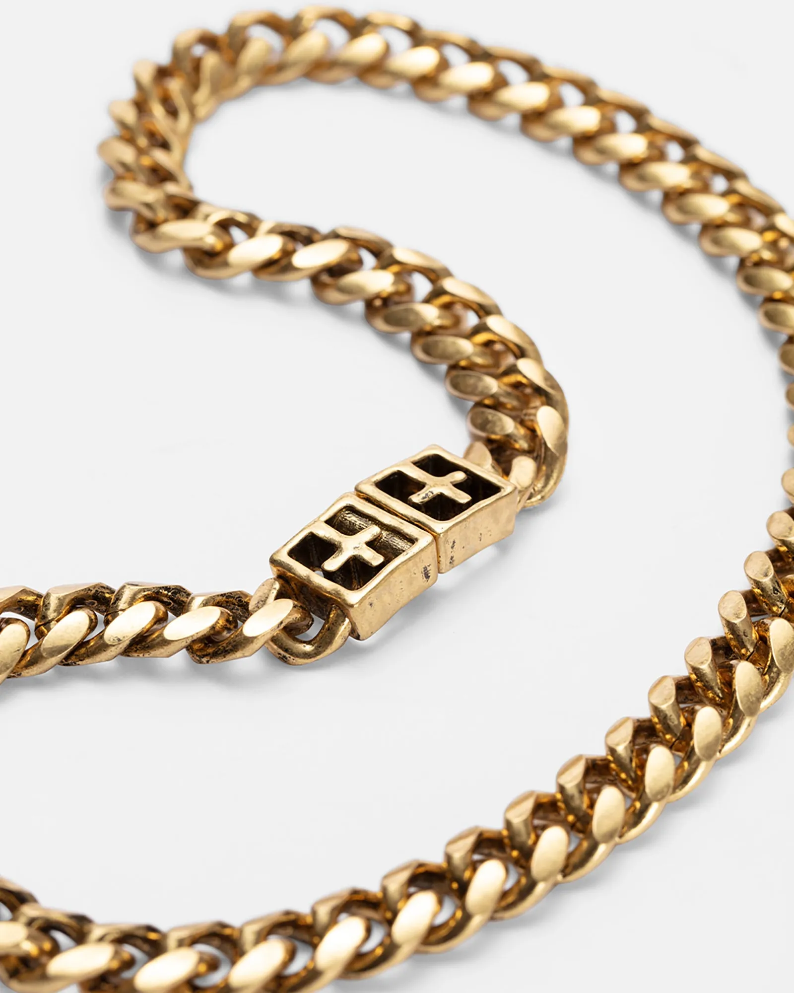 18K AGED MOGUL NECKLACE