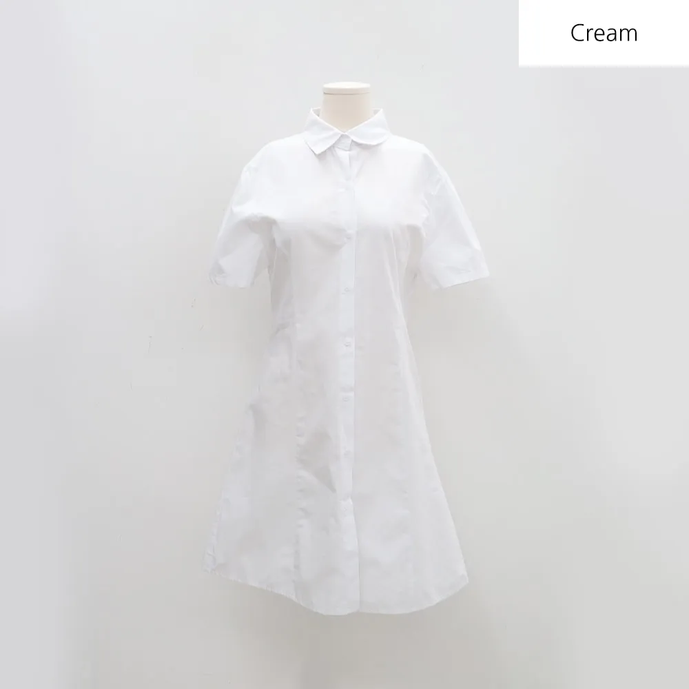 A-line Mini Shirt Dress BA11