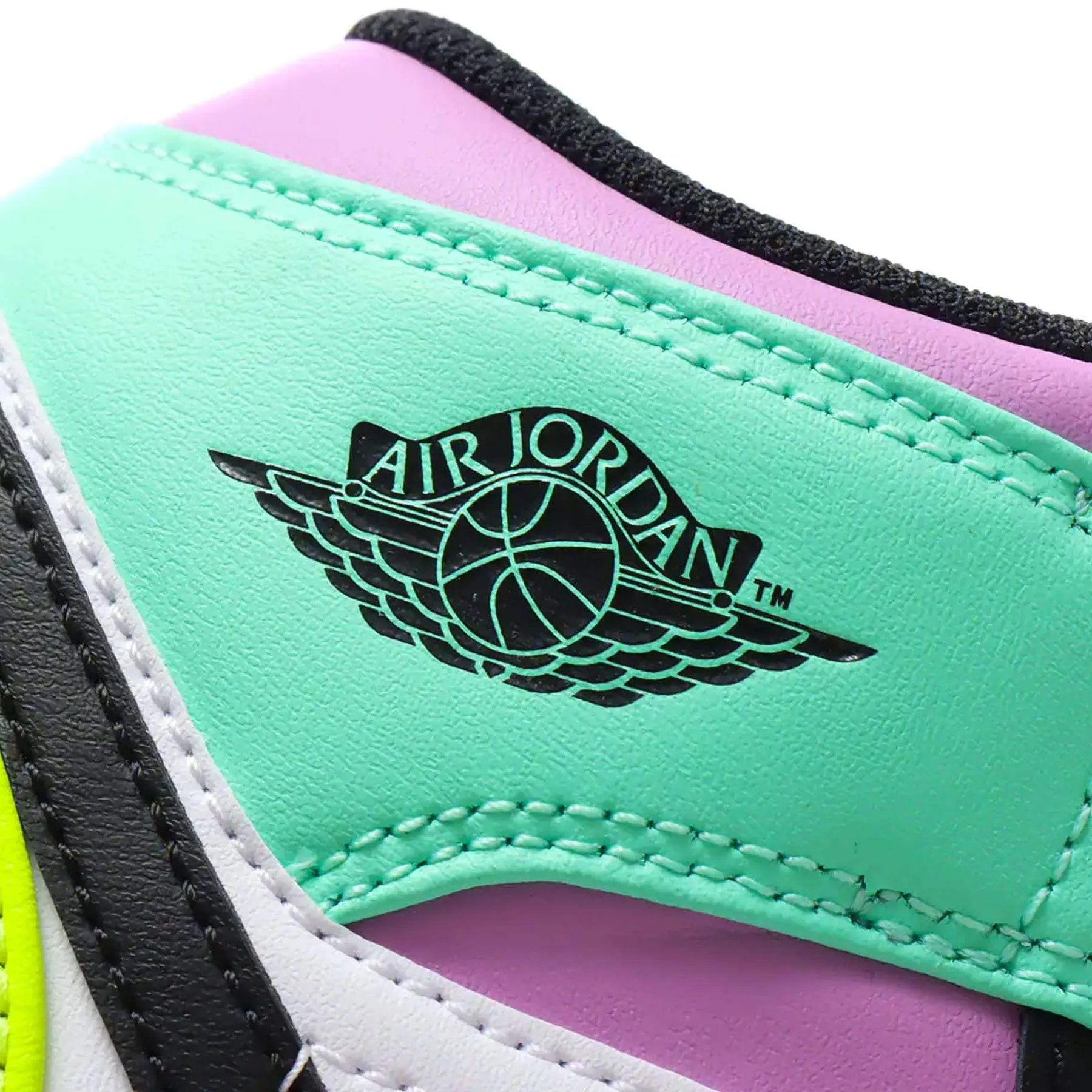 Air Jordan 1 Mid Purple Teal Green