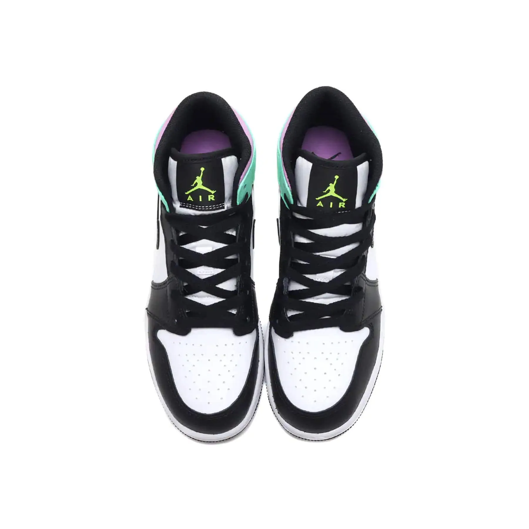 Air Jordan 1 Mid Purple Teal Green