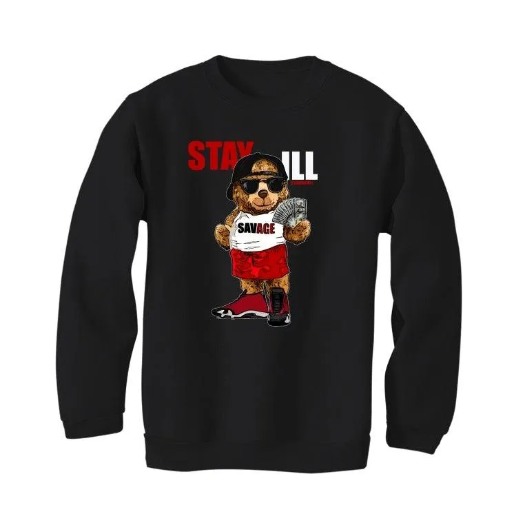 Air Jordan 14 “Gym Red” 2020 Black T-Shirt (Stay ill bear )