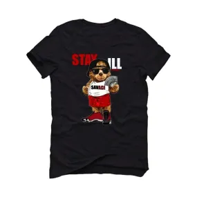 Air Jordan 14 “Gym Red” 2020 Black T-Shirt (Stay ill bear )