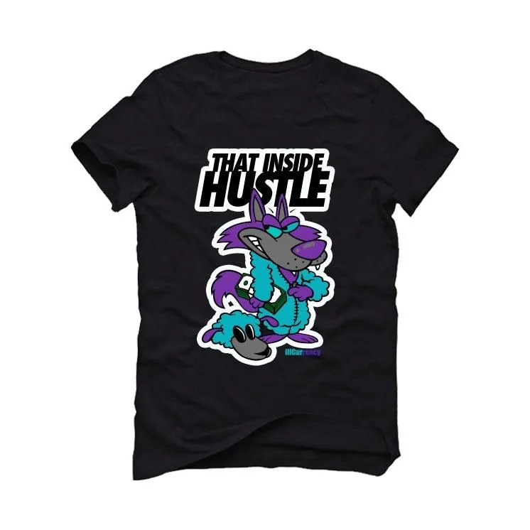 Air Jordan 5 "Alternate Grape" Black T-Shirt (Inside Hustle)