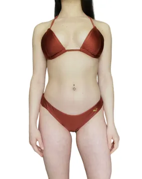 Arena Women's swimsuit Bikini Triangle Solid 005178 400 burnt