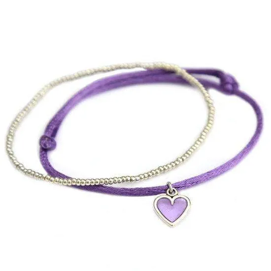 ARMBAND PURPLE HEART SILVER/GOLD