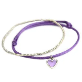 ARMBAND PURPLE HEART SILVER/GOLD