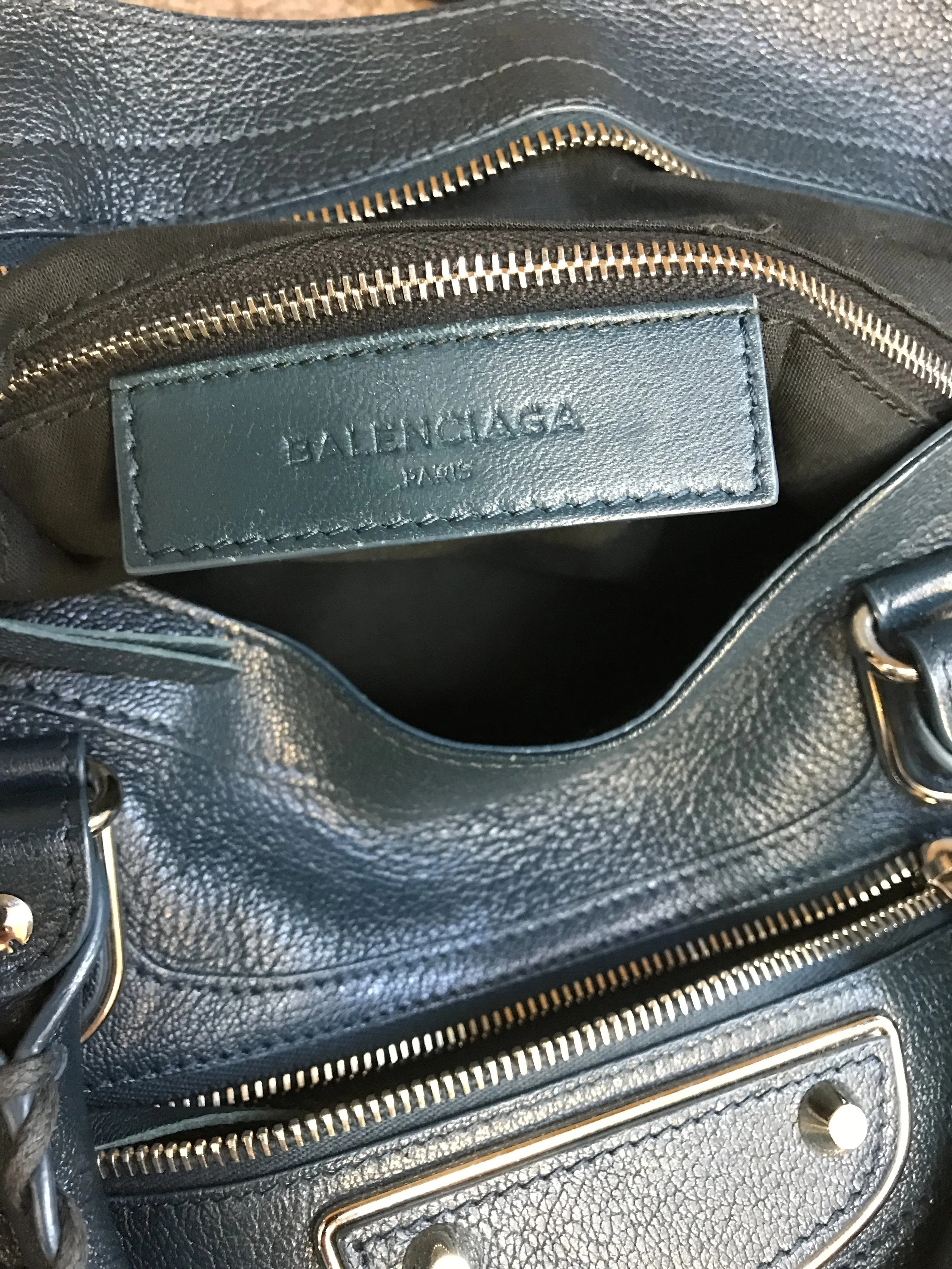 Balenciaga Velo Calfskin Tote Bag