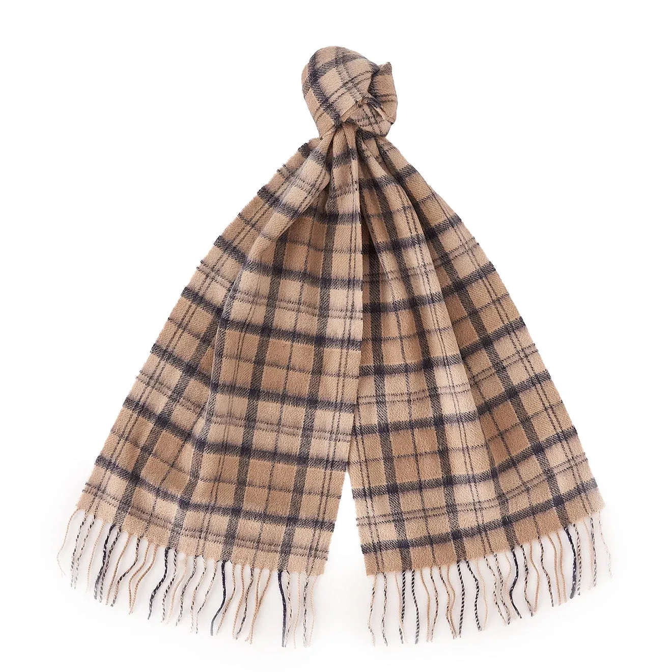 Barbour Wool Tartan Scarf & Glove Gift Set Trench