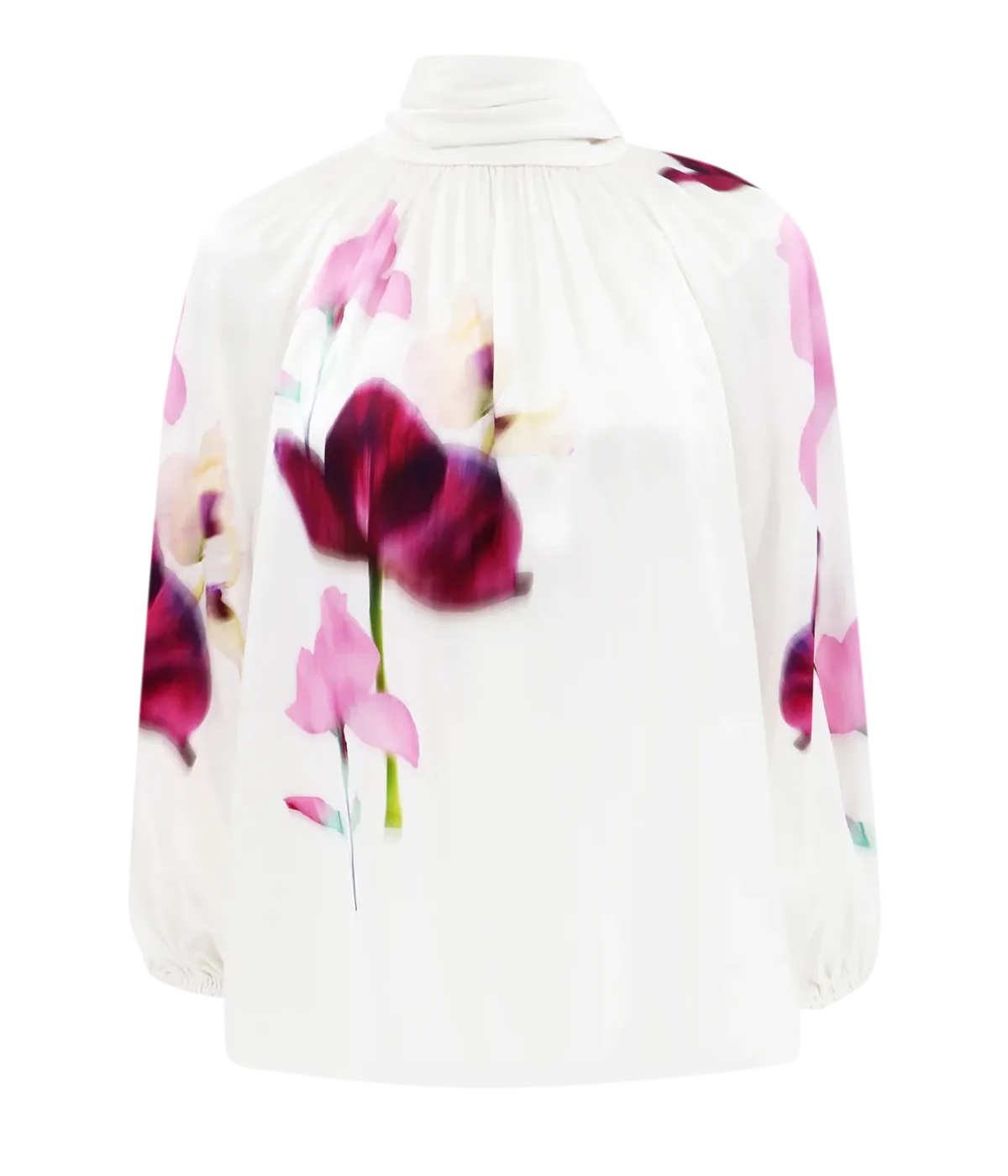 Beatrice Blouse in Placed Wild Tulip