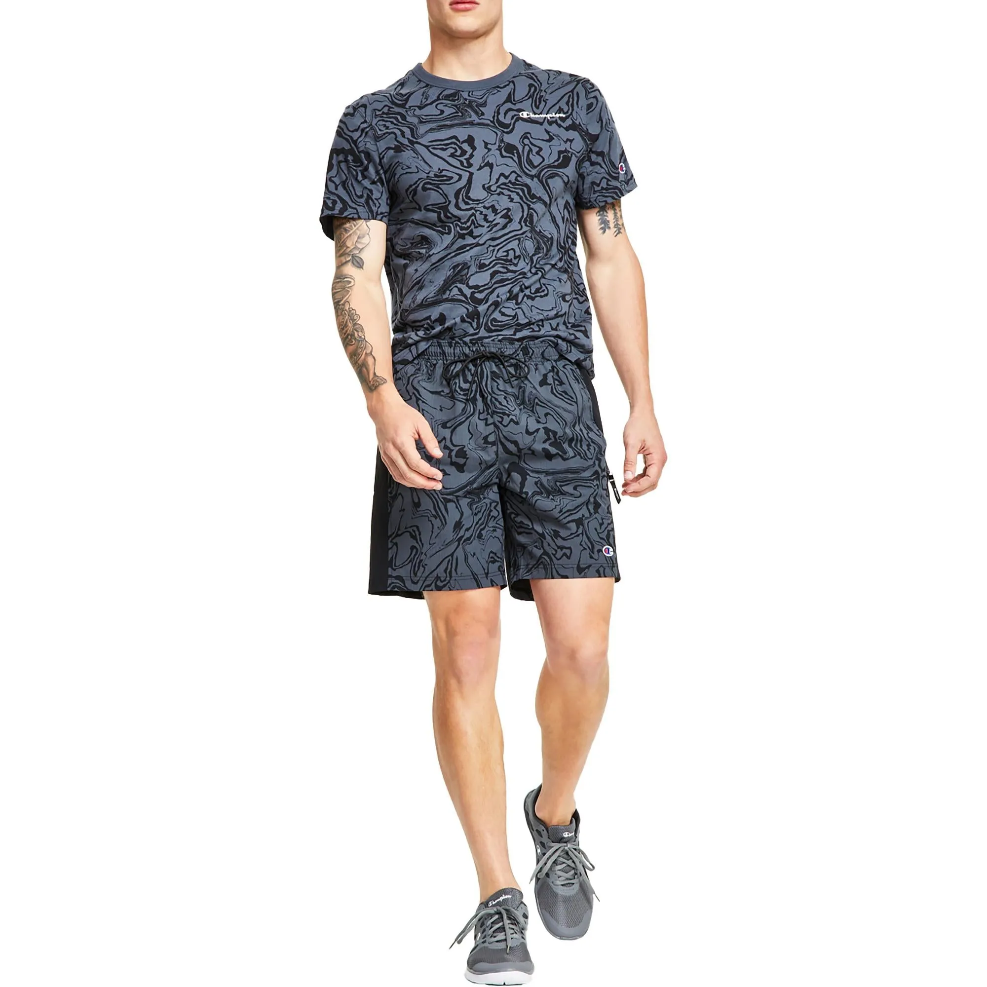 Big & Tall Mens Printed Nylon Shorts