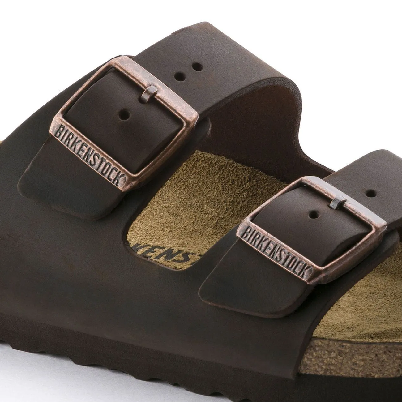 Birkenstock Classic, Arizona, Natural Leather, Regular Fit, Habana