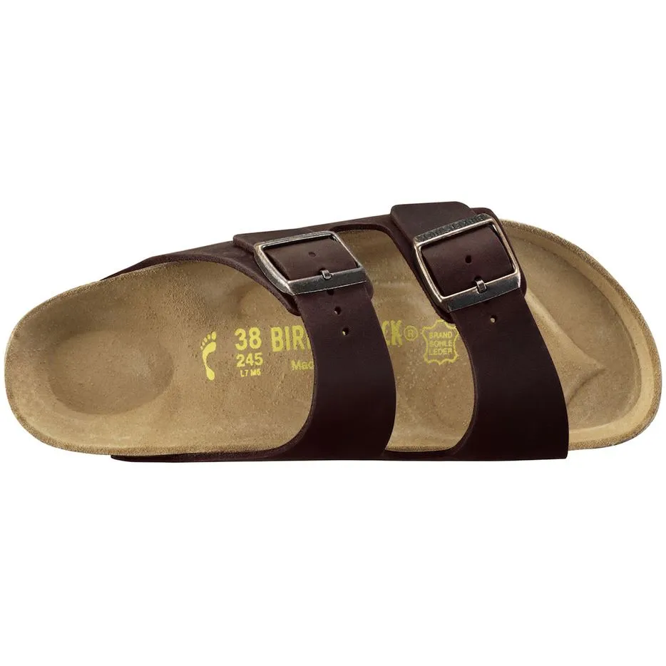 Birkenstock Classic, Arizona, Natural Leather, Regular Fit, Habana