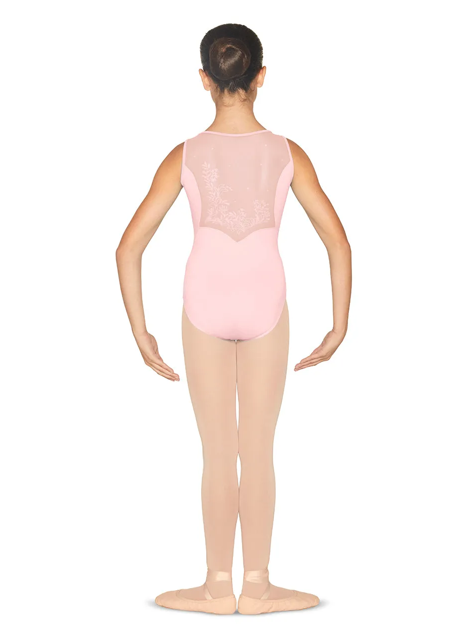 Bloch Child Mesh Back Tank Leotard - CL5565