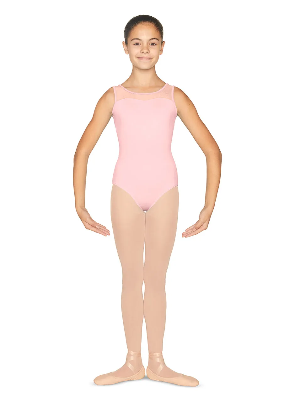 Bloch Child Mesh Back Tank Leotard - CL5565