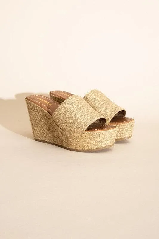 BOUNTY Jute Platform Wedges