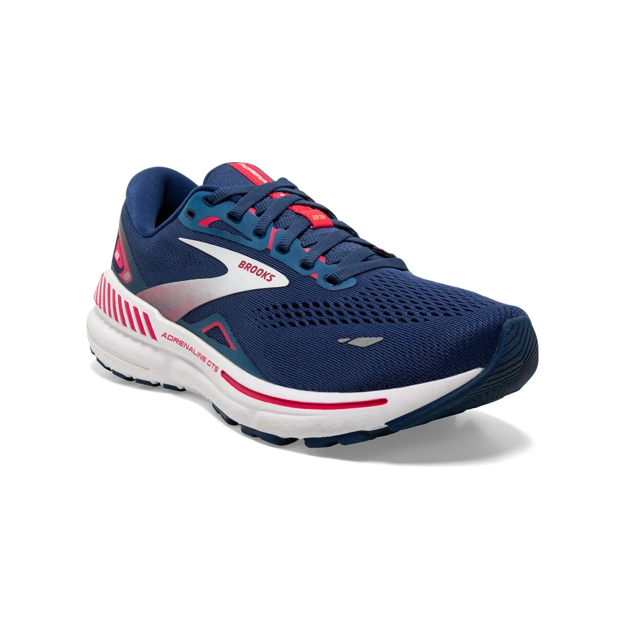 Brooks Adrenaline GTS 23 (Womens) - Blue/Raspberry/White