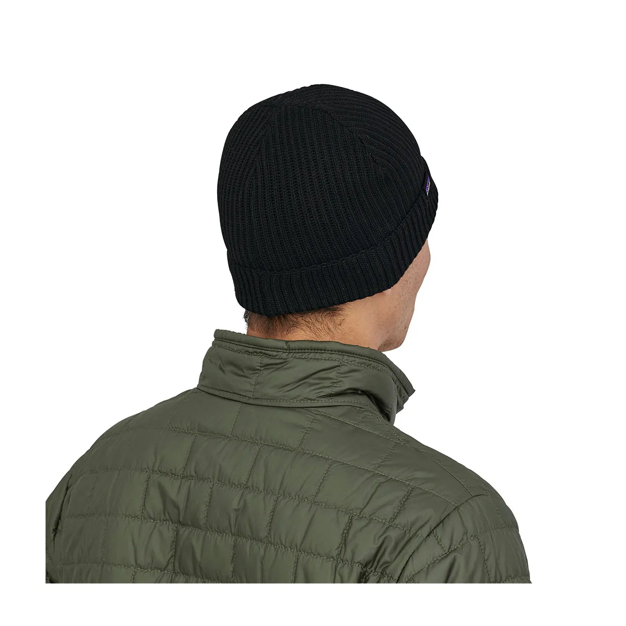 Cappello Unisex Patagonia Fisherman Rolled Nero