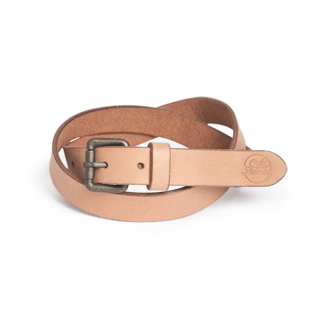 Daily Belt - Tan / Antique Brass (24 mm)