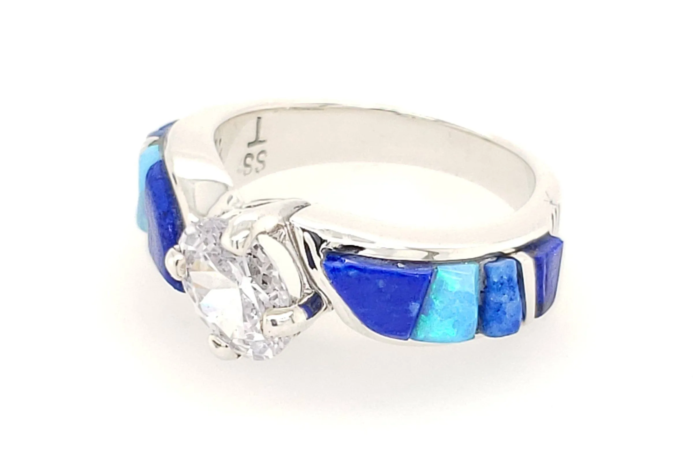 David Rosales Blue Sky CZ Ring