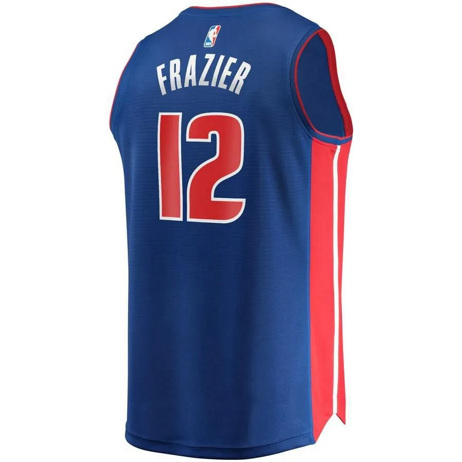 Detroit Pistons Tim Frazier Fanatics Branded Replica Fast Break Icon Jersey Kids - Blue | Ireland F6231M2