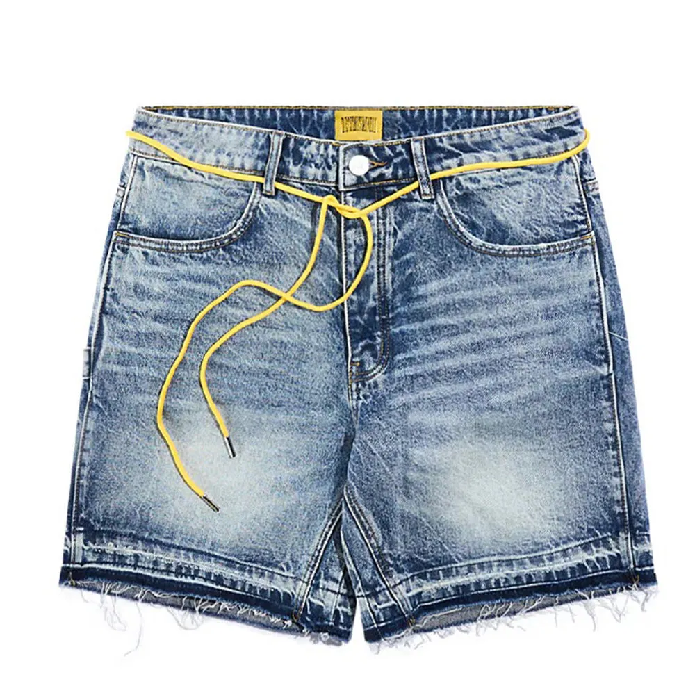 Diet Starts Monday Washed Indigo Denim Short