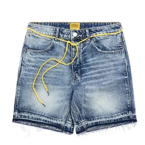 Diet Starts Monday Washed Indigo Denim Short