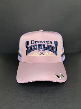 Drovers Saddlery Trucker Cap - Purple/Navy