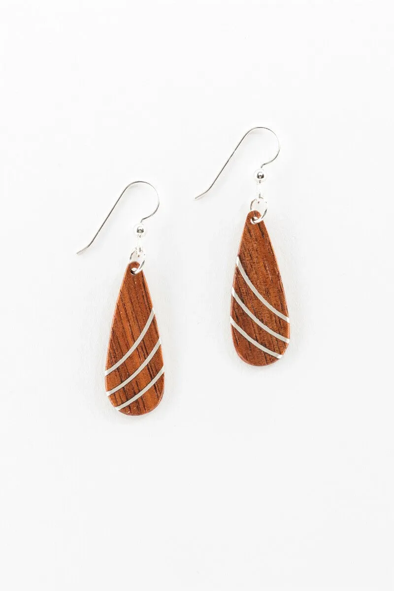 Earrings - Silver Teardrops