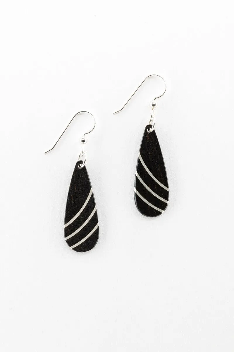 Earrings - Silver Teardrops