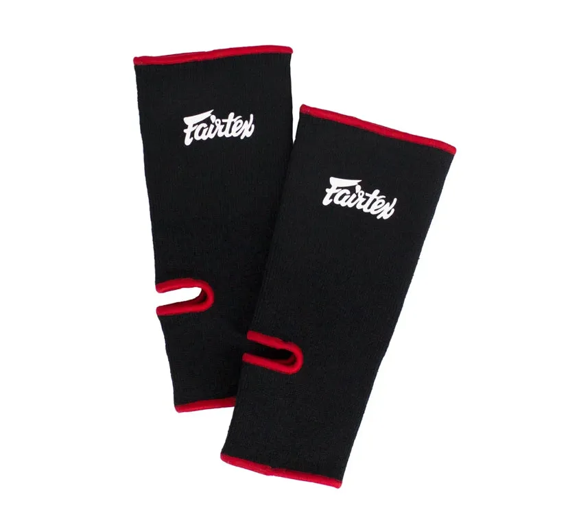 Fairtex Ankleguards AS1 black/red