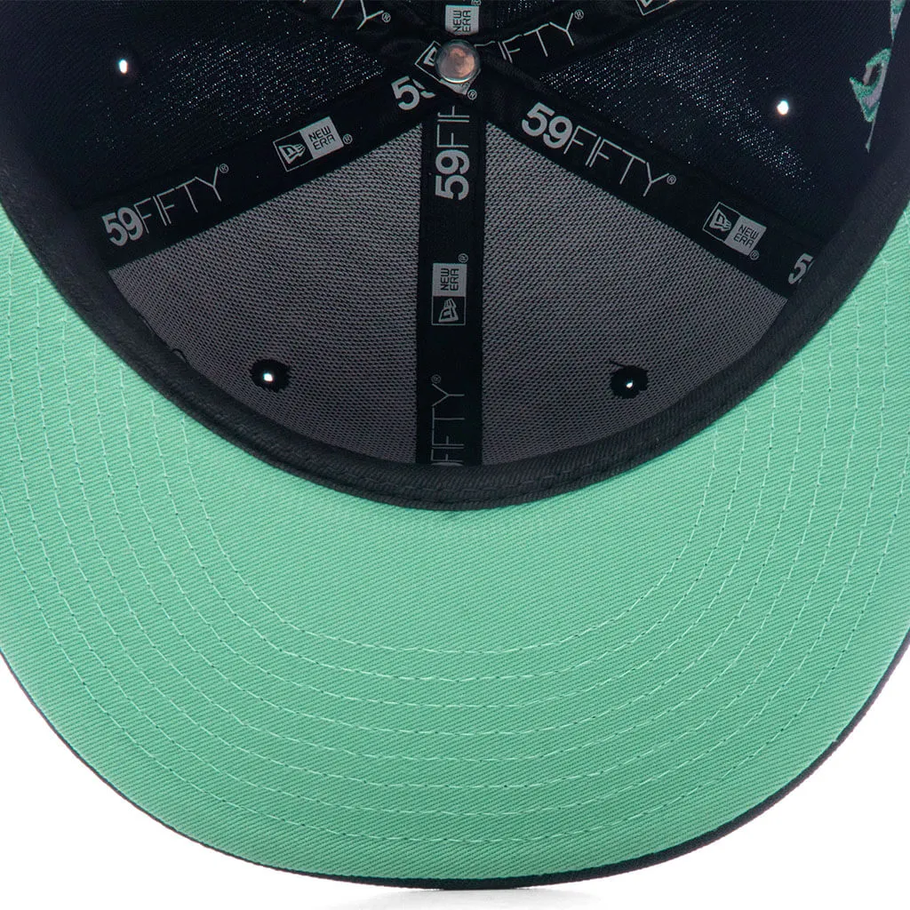 Feature x New Era Flaming Dice 59FIFTY Fitted - Toronto Blue Jays