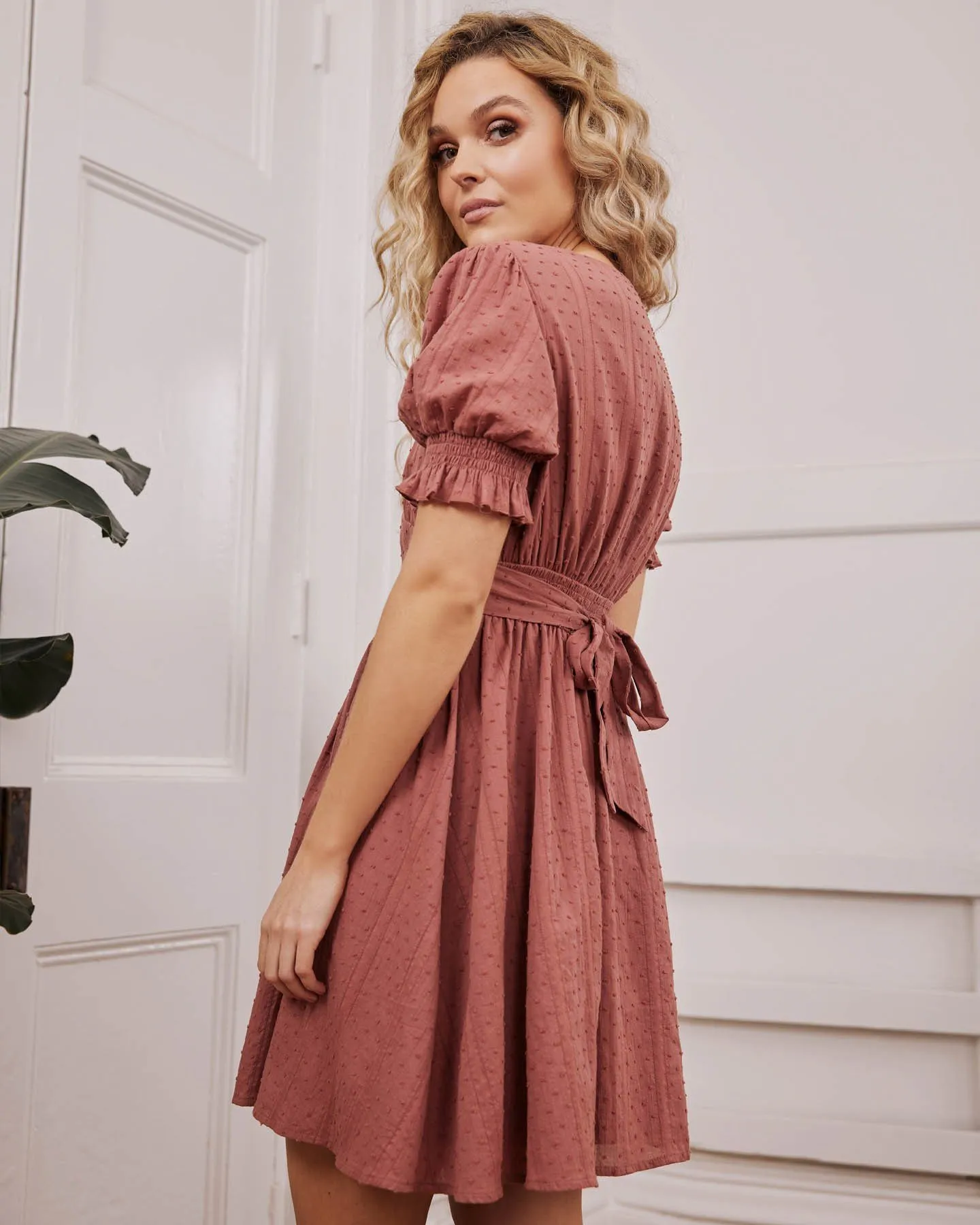 Flora Dress - Mauve