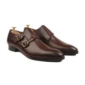 Garda - Men's Brown Calf Leather Double Monkstrap