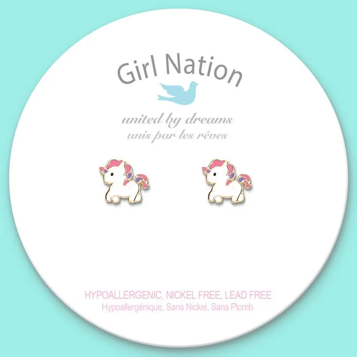 Girl Nation Cutie Stud Earrings