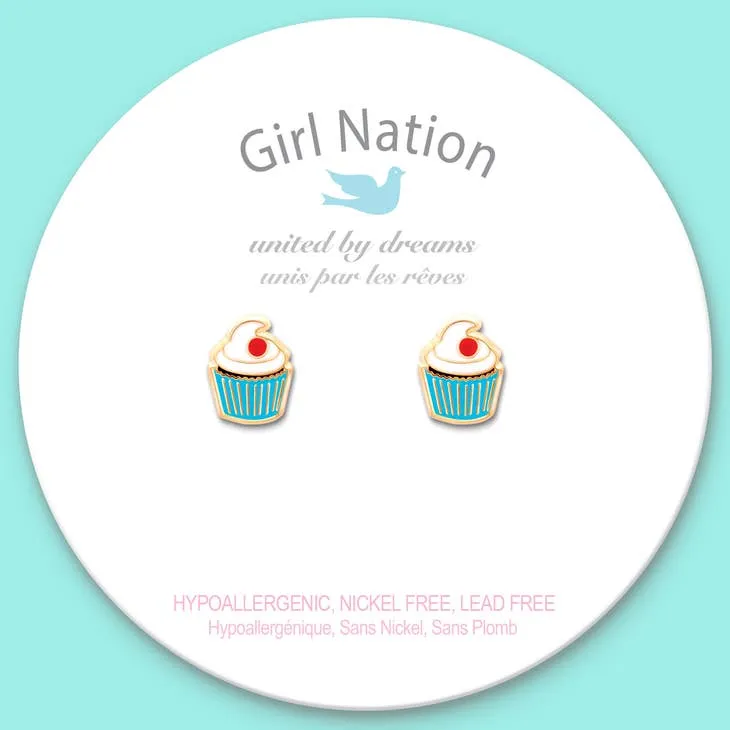 Girl Nation Cutie Stud Earrings