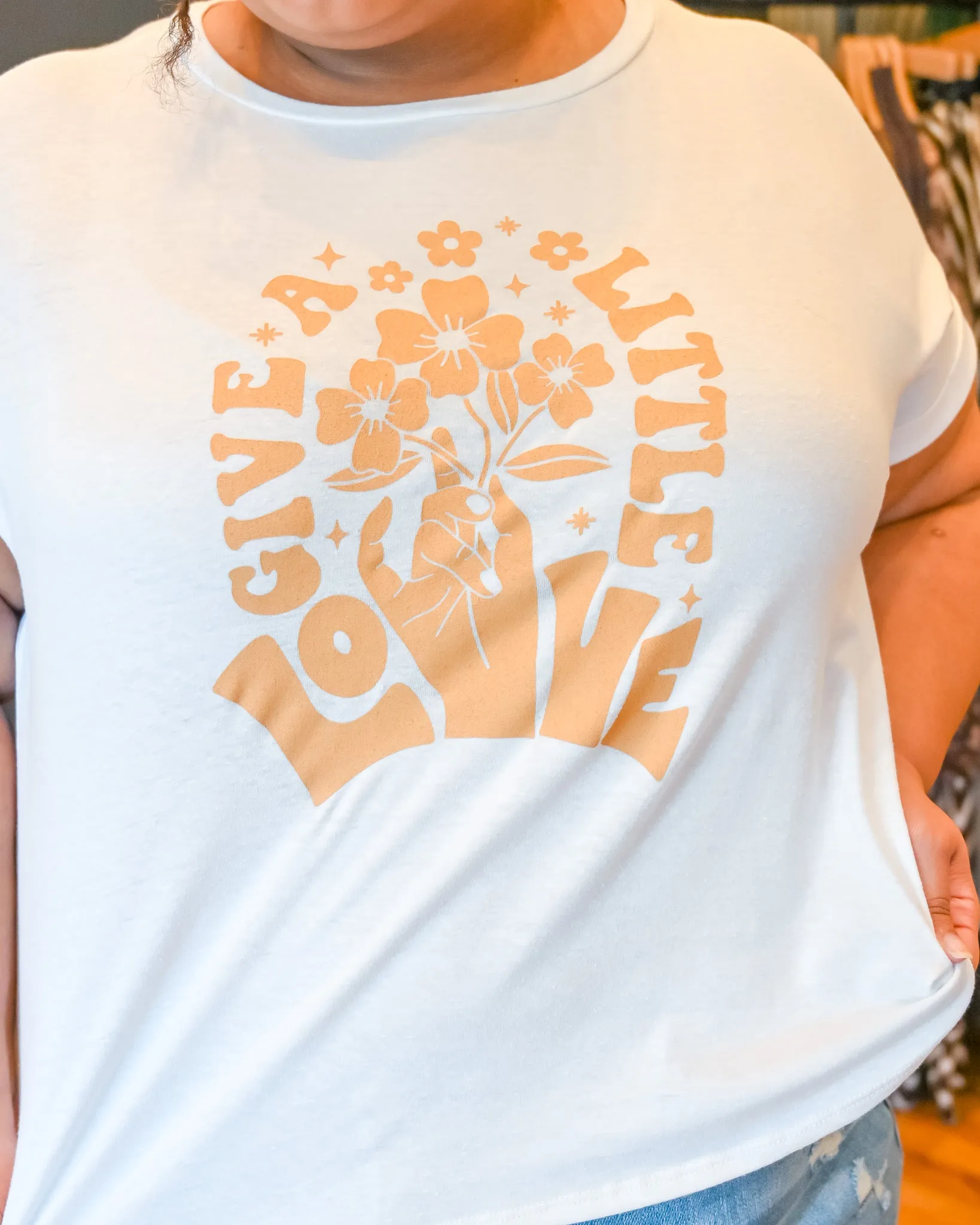 Give A Little Love Graphic Tee PLUS