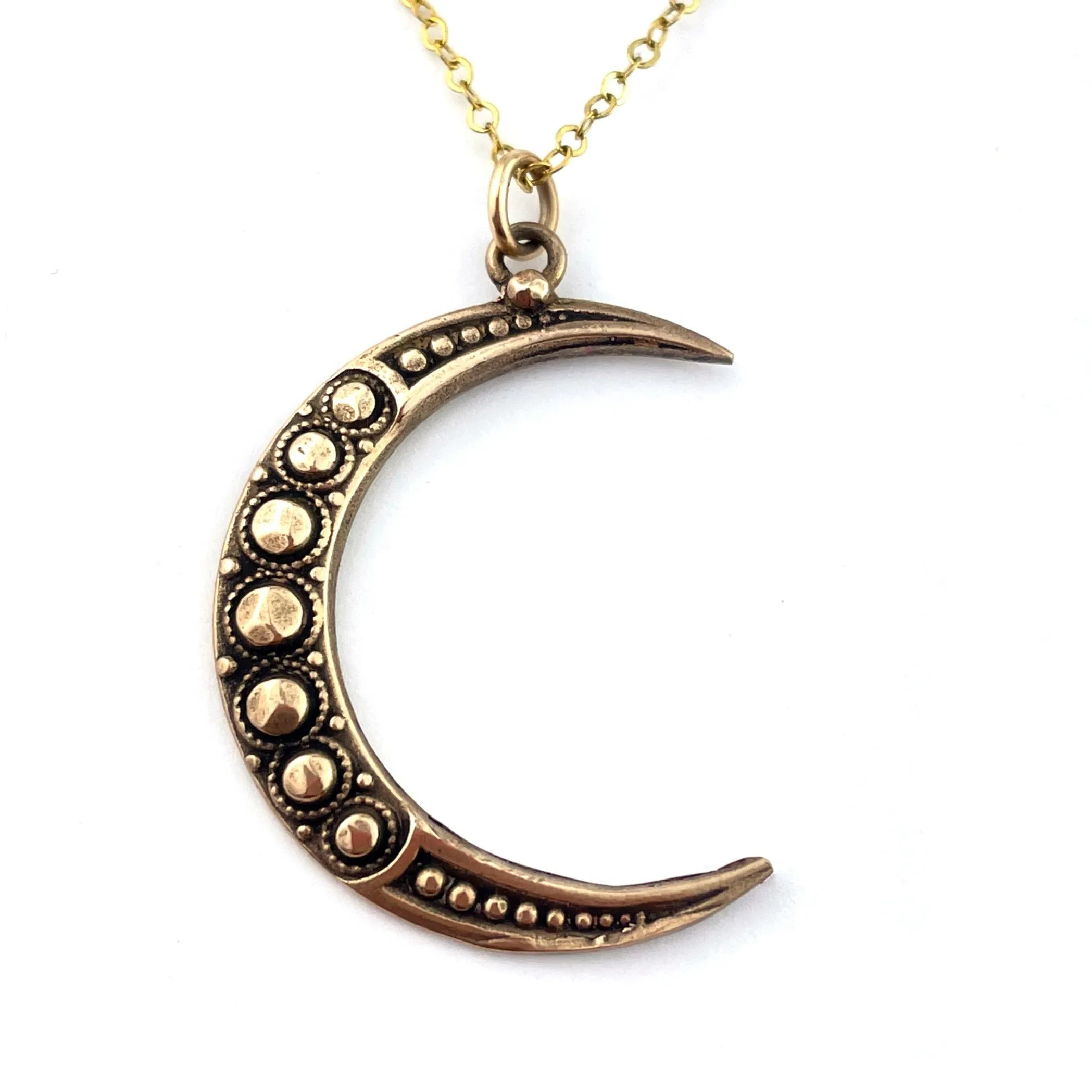 GODDESS MOON Necklace - Bronze