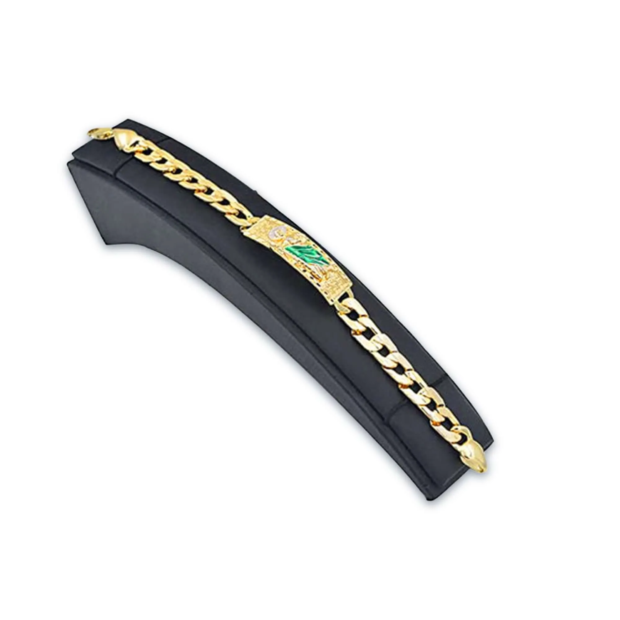 Gold Plated St. Jude Cuban Bracelet Bracelet