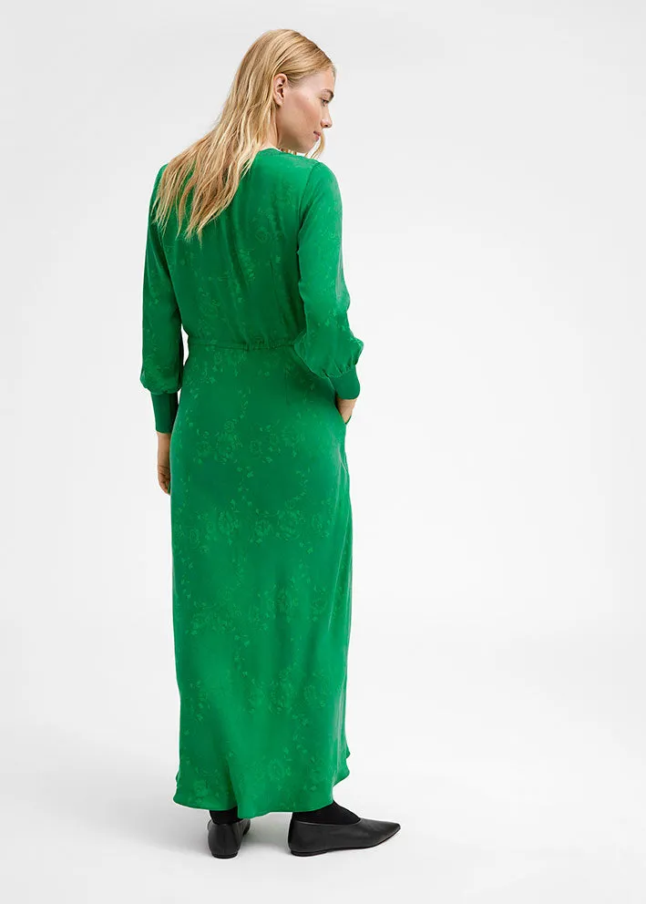 Gustav Britney long bias cut dress 47508 Kjole - Emerald Green