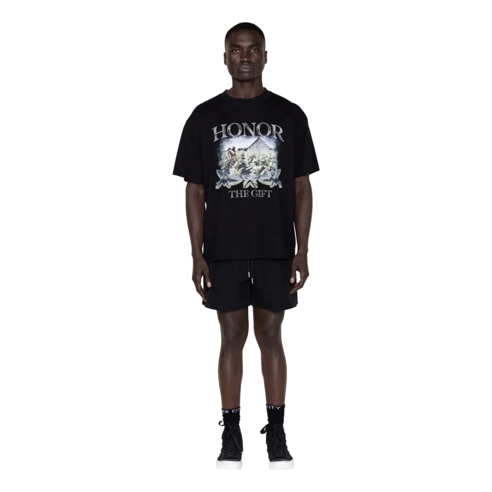 HONOR THE GIFT TOBACCO FIELD SS TEE-BLACK