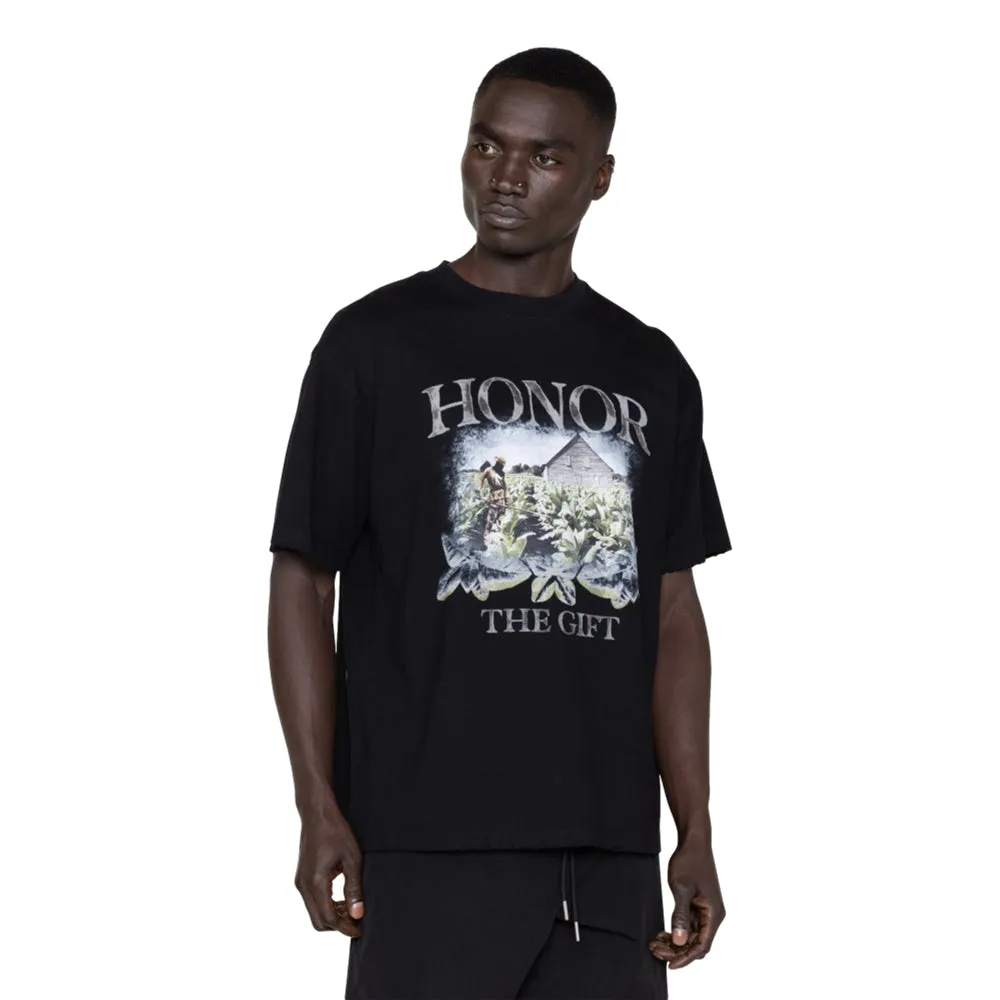 HONOR THE GIFT TOBACCO FIELD SS TEE-BLACK