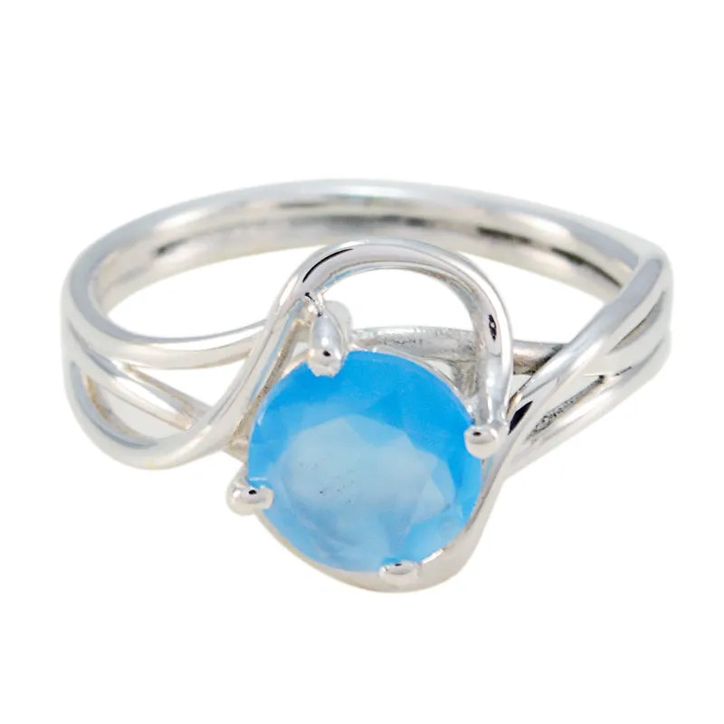 Hot Gemstones Chalcedony 925 Sterling Silver Ring Phoenix Jewelry