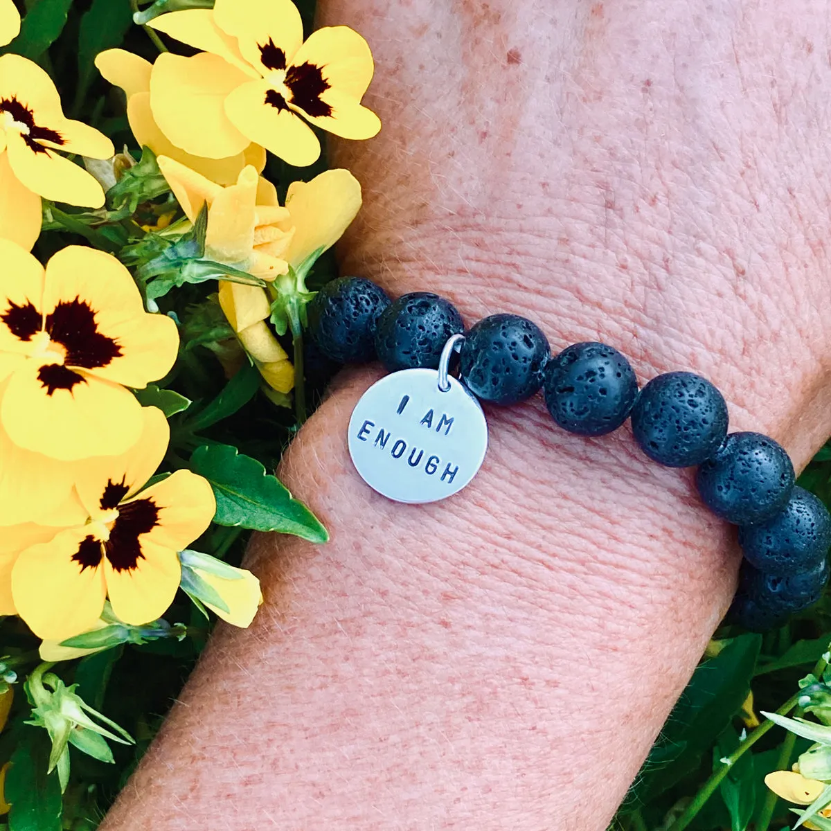 I am...  Affirmation Bracelet Combo: I am a Survivor, I am a Warrior, I am a Dreamer, I am Enough.