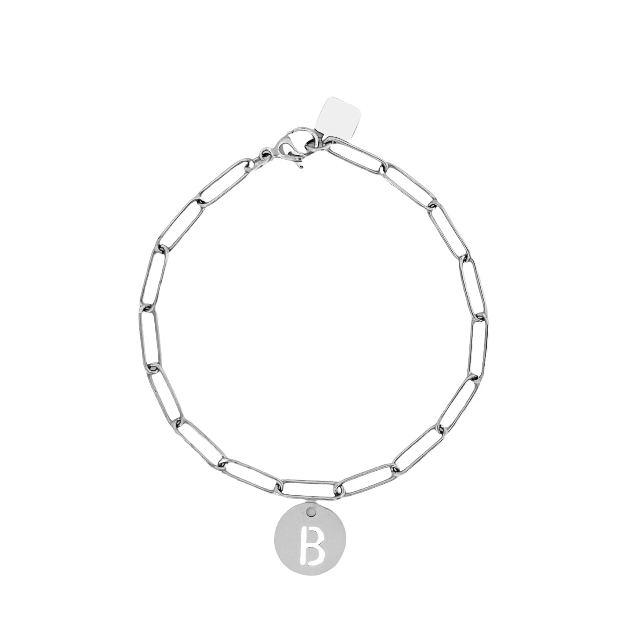 Initial Bracelet (A-Z) Silver