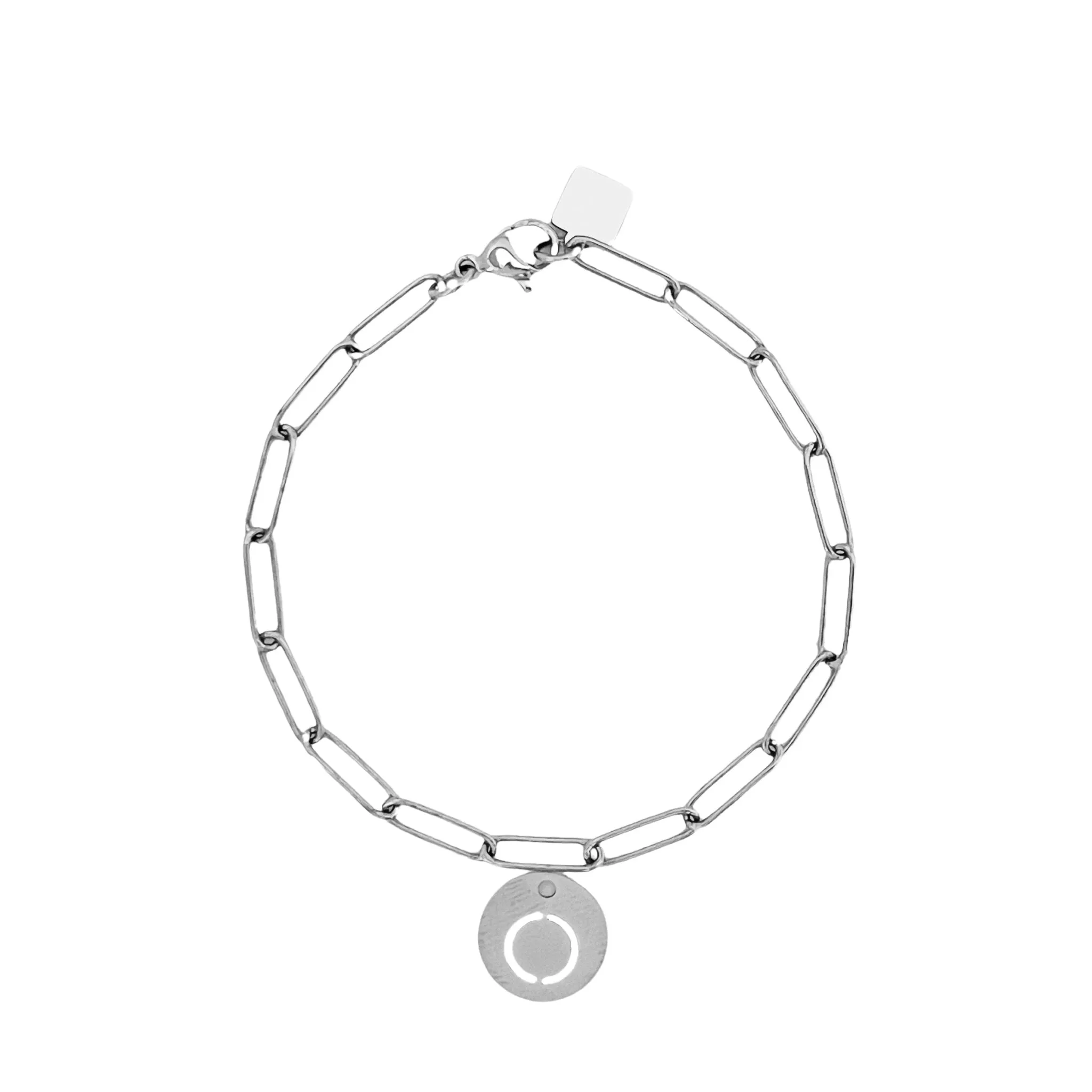 Initial Bracelet (A-Z) Silver