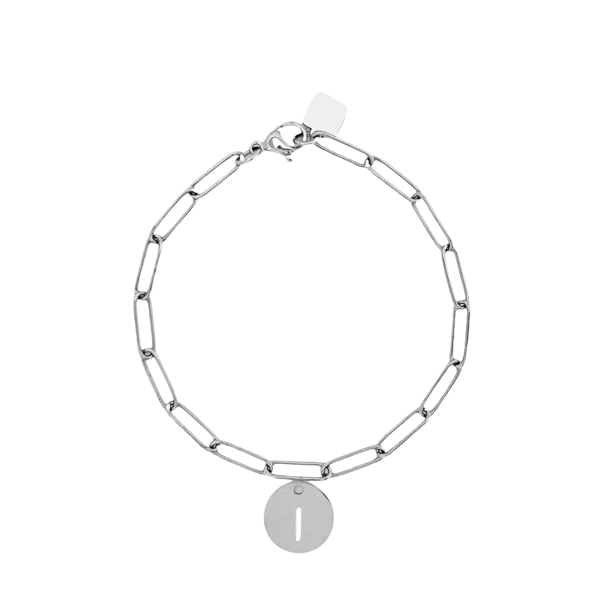 Initial Bracelet (A-Z) Silver