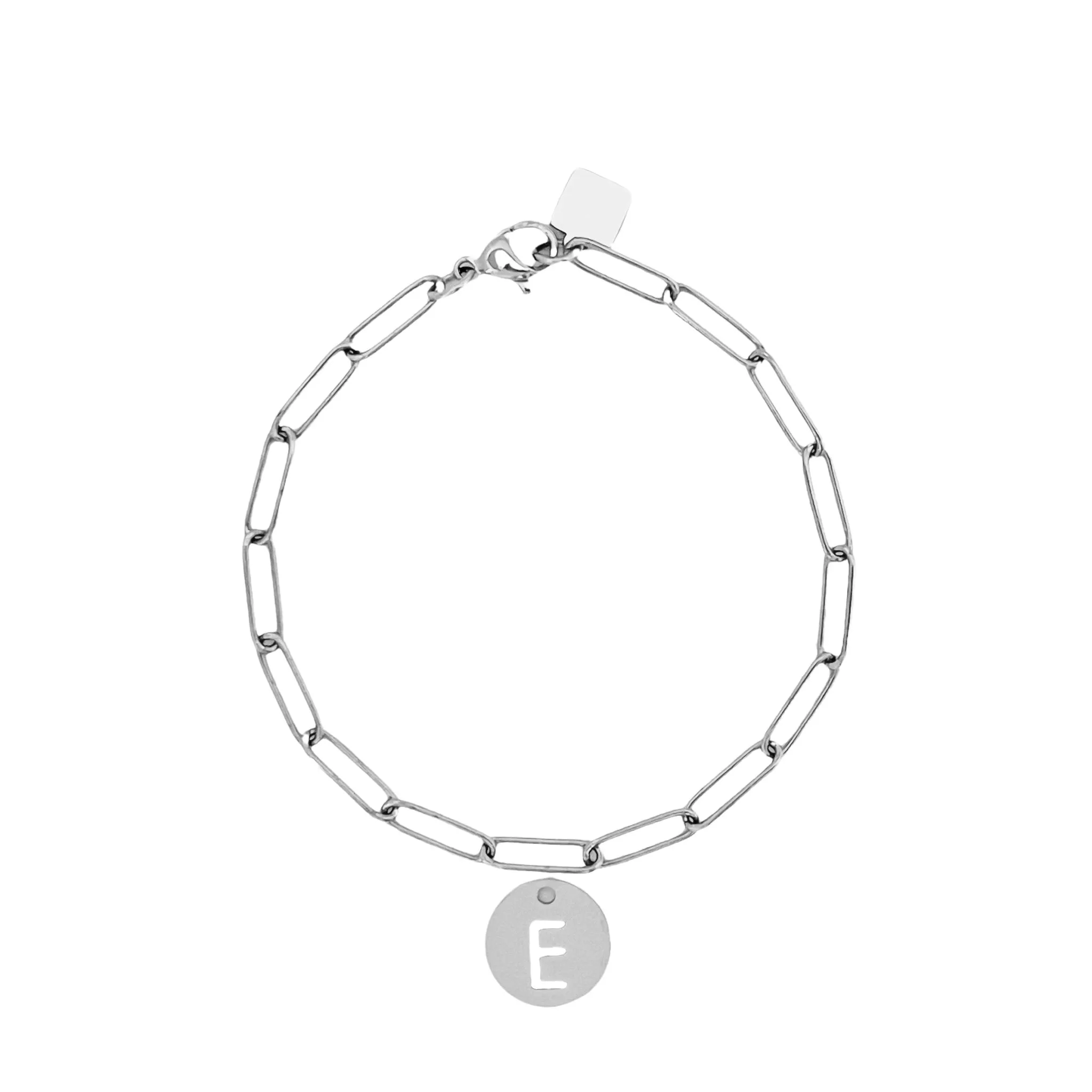 Initial Bracelet (A-Z) Silver