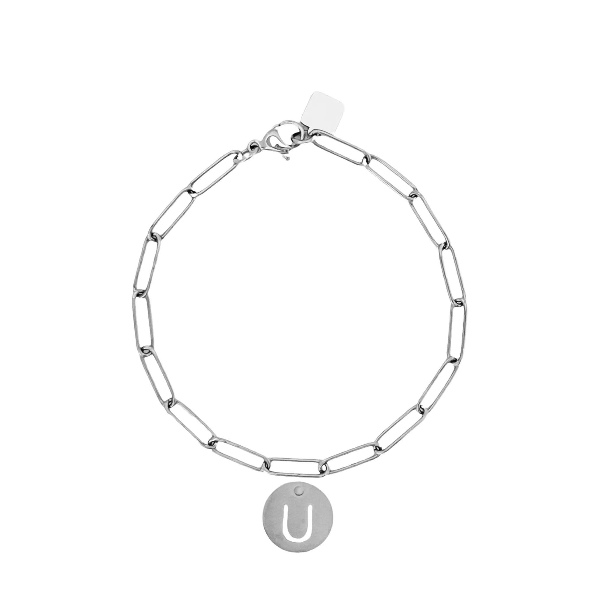 Initial Bracelet (A-Z) Silver