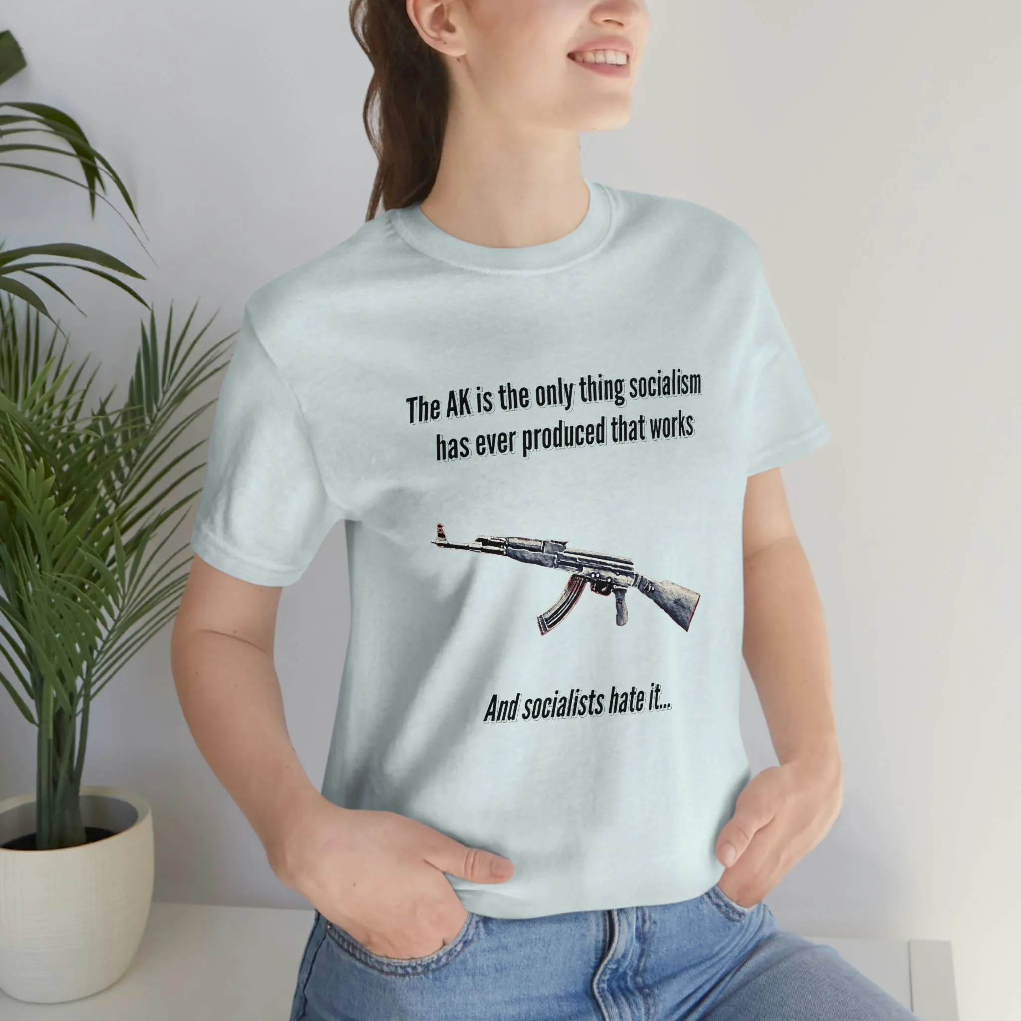 Irony of the AK-47 Men's and Ladies Tee