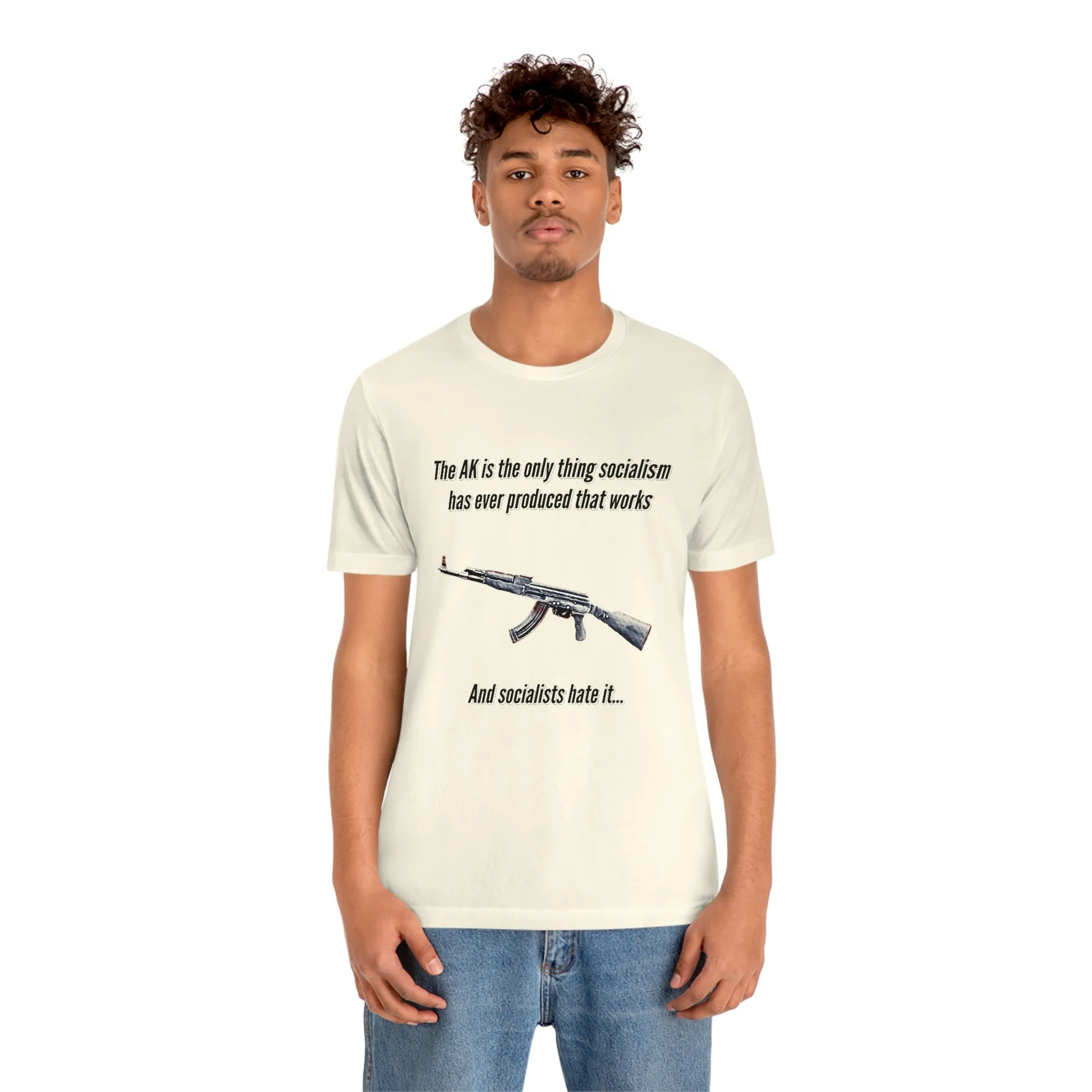 Irony of the AK-47 Men's and Ladies Tee